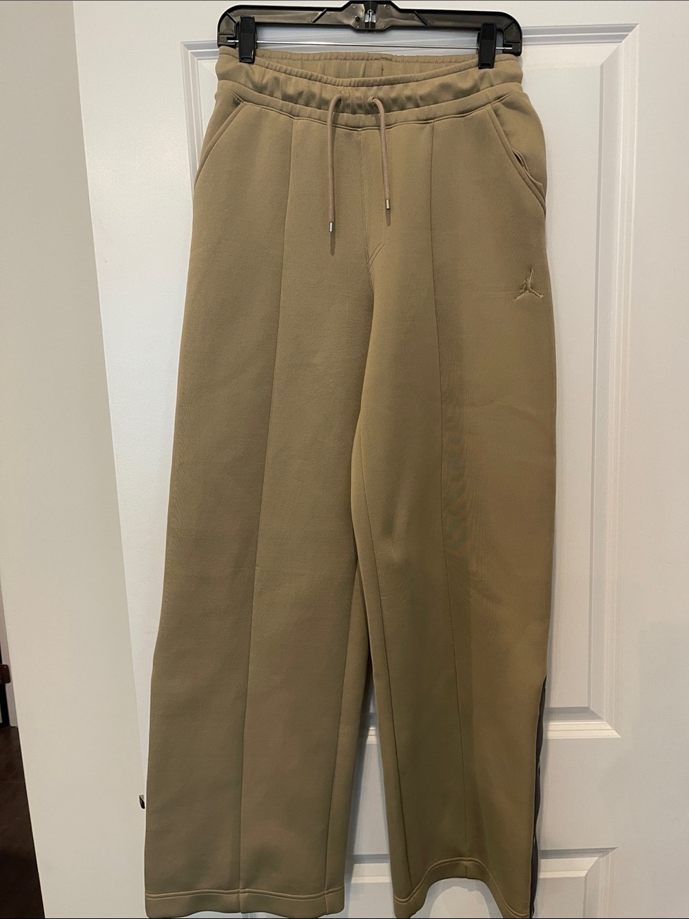 Jordan Brand Women’s Wide-Leg Drawstring Pants - Tan